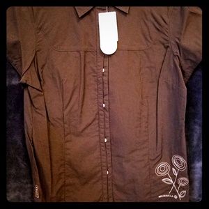 New Women's Merrell Top, UPF 50, XL, Black